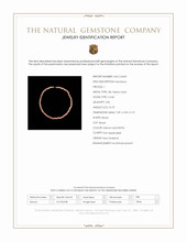 76.70 Ct. Salmon and White Coral Multi Stone Necklace, 18K Yellow Gold Scan Report