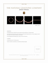 79.35 Ct. Coral Multi Stone Necklace, 18K Yellow Gold Appraisal