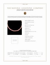 79.35 Ct. Coral Antique Style Necklace, 18K Yellow Gold Scan Report