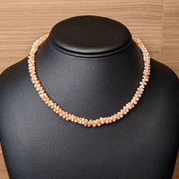 79.35 Ct. Coral Multi Stone Necklace, 18K Yellow Gold Life Style