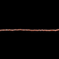 60.74 Ct. Coral Multi Stone Necklace, 18K White Gold Image