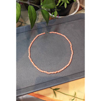60.74 Ct. Coral Multi Stone Necklace, 18K White Gold Life Style