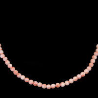 68.03 Ct. Coral Multi Stone Necklace, 18K White Gold Video