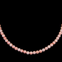 79.63 Ct. Coral Multi Stone Necklace, 18K White Gold Video