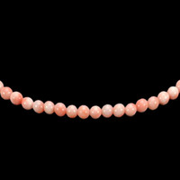 61.91 Ct. Coral Multi Stone Necklace, 18K Yellow Gold Image