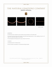 61.29 Ct. Salmon and White Coral Multi Stone Necklace, 18K Yellow Gold Appraisal