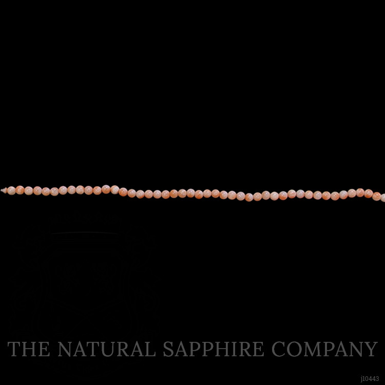 61.06 Ct. Coral Multi Stone Necklace, 18K Yellow Gold