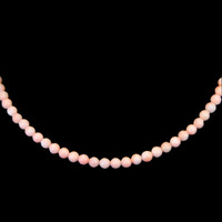 73.29 Ct. Coral Multi Stone Necklace, 18K White Gold Video