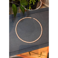 73.29 Ct. Coral Multi Stone Necklace, 18K White Gold Life Style