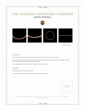 61.00 Ct. Coral Multi Stone Necklace, 18K White Gold Appraisal