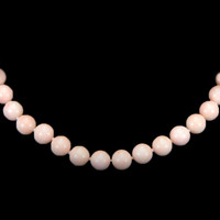 256.84 Ct. Coral Multi Stone Necklace, 18K White Gold Image