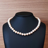 256.84 Ct. Coral Multi Stone Necklace, 18K White Gold Life Style