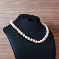 256.84 Ct. Coral Multi Stone Necklace, 18K White Gold Life Style