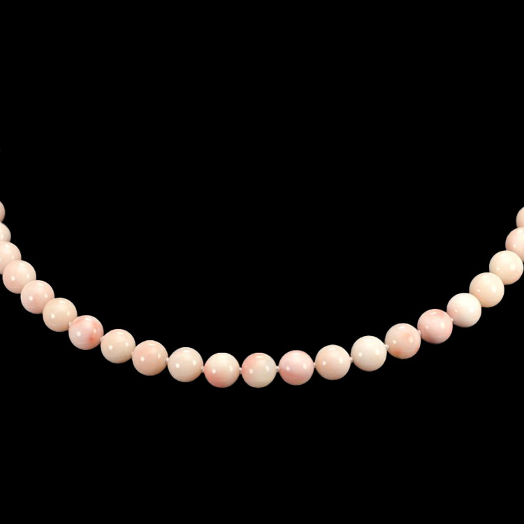 151.66 Ct. Coral Multi Stone Necklace, 18K Yellow Gold