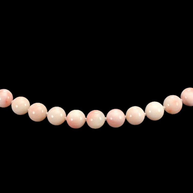 151.66 Ct. Coral Multi Stone Necklace, 18K Yellow Gold