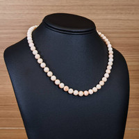 151.66 Ct. Coral Multi Stone Necklace, 18K Yellow Gold Life Style