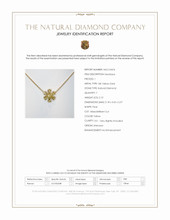 2.10 Ct. Yellow Natural Diamond Multi Stone Necklace, 18K Yellow Gold Scan Report
