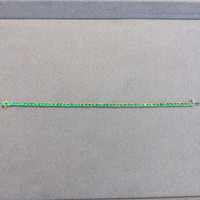 5.13 Ct.Tw. Emerald Tennis/Line Bracelet, 14K Yellow Gold Life Style