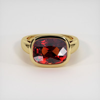 Hessonite Garnet 18K Yellow Gold ring