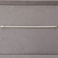 10.52 Ct.Tw. Natural Diamond Pave Bracelet, 14K White Gold Image