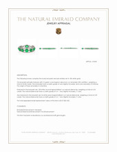 65.83 Ct.Tw.Total Carat Weight Emerald and Natural Diamond Pave Bracelet, 18K White Gold Appraisal