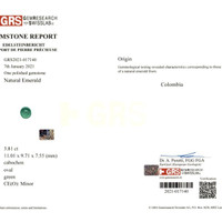 65.83 Ct.Tw. Emerald Natural Diamond Pave Bracelet, 18K White Gold Scan Report