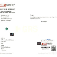 65.83 Ct.Tw. Emerald Natural Diamond Pave Bracelet, 18K White Gold Scan Report