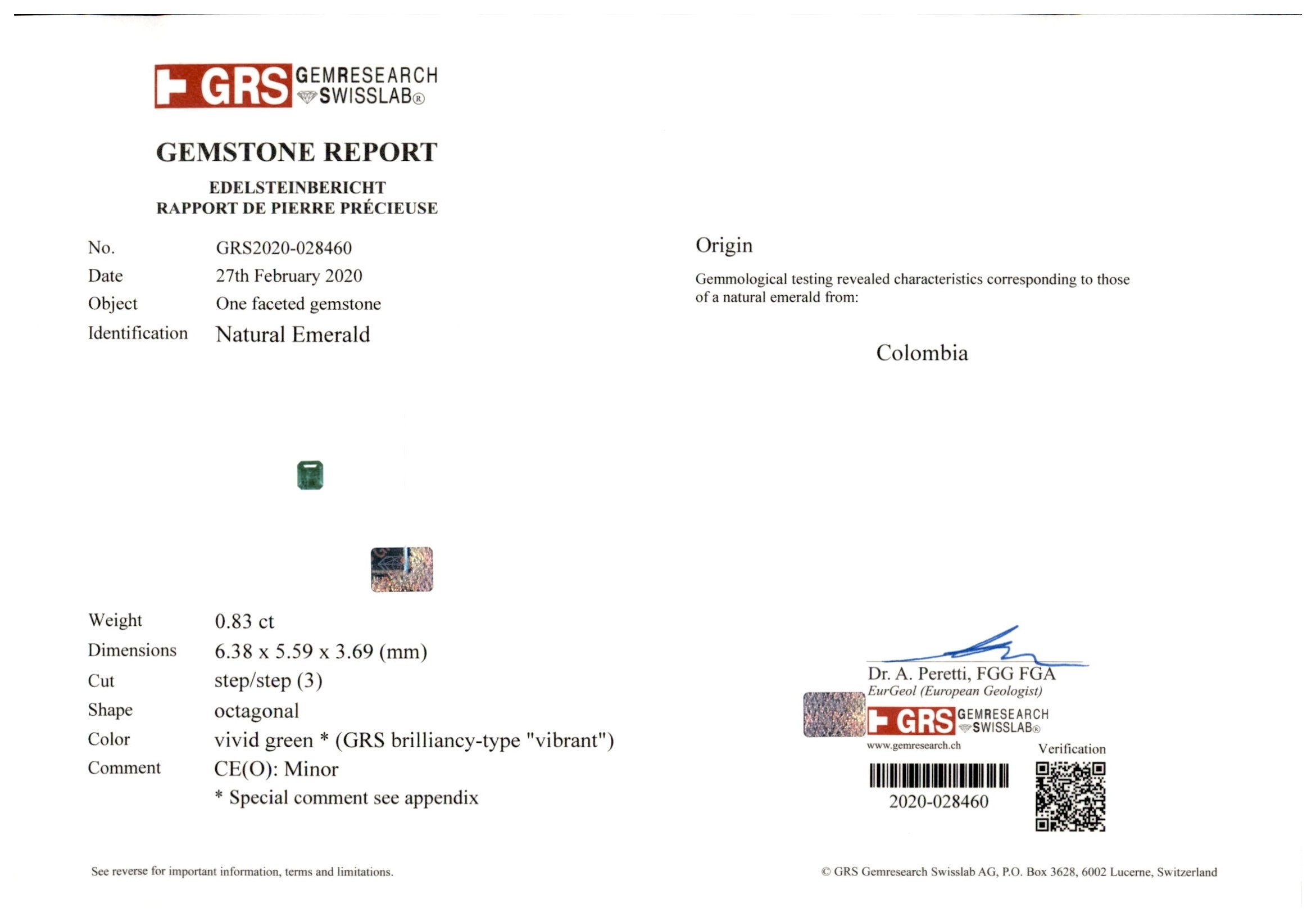 45.79 Ct. Emerald and Natural Diamond Accent Stones Necklace, Platinum 950