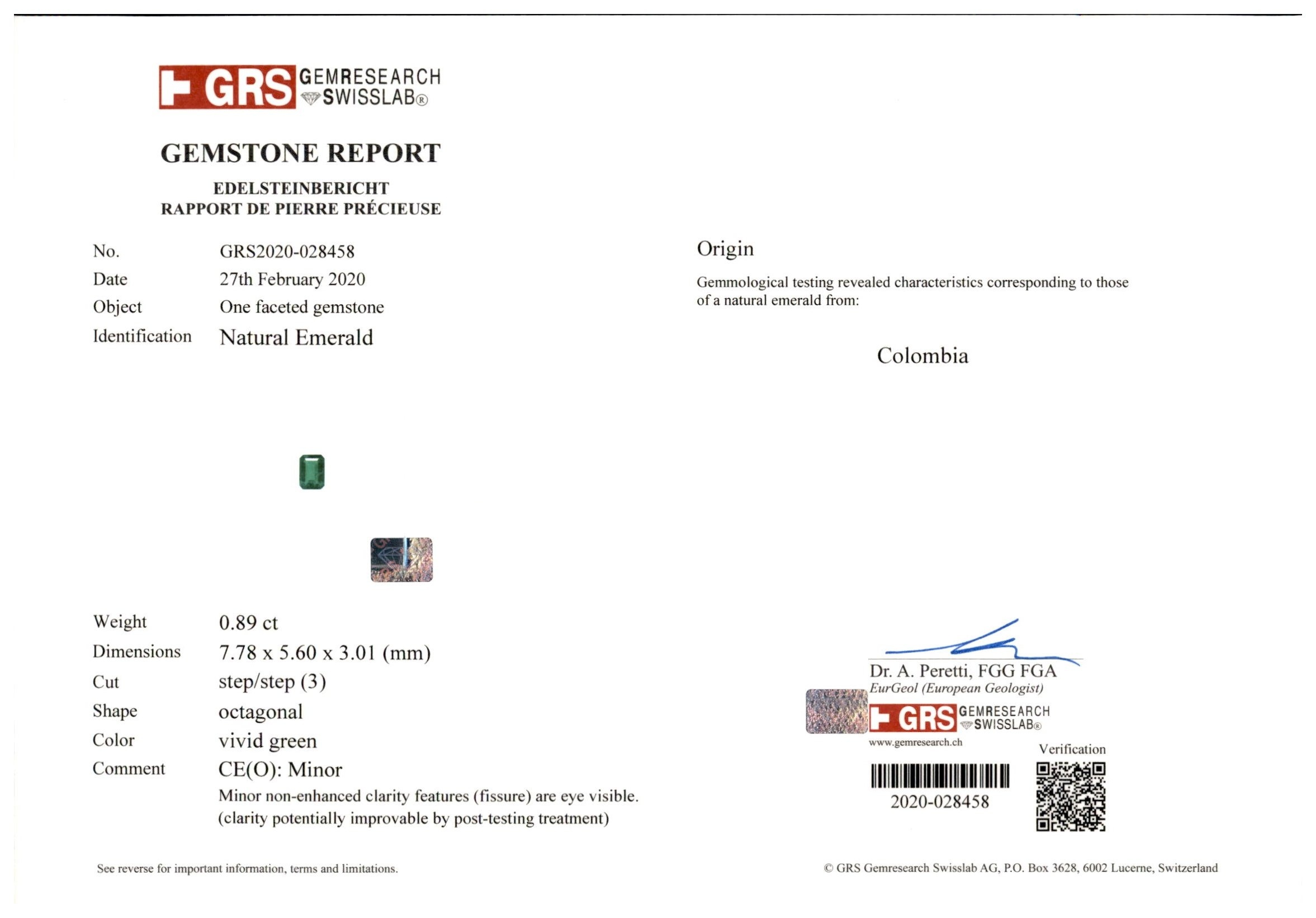 45.79 Ct. Emerald and Natural Diamond Accent Stones Necklace, Platinum 950