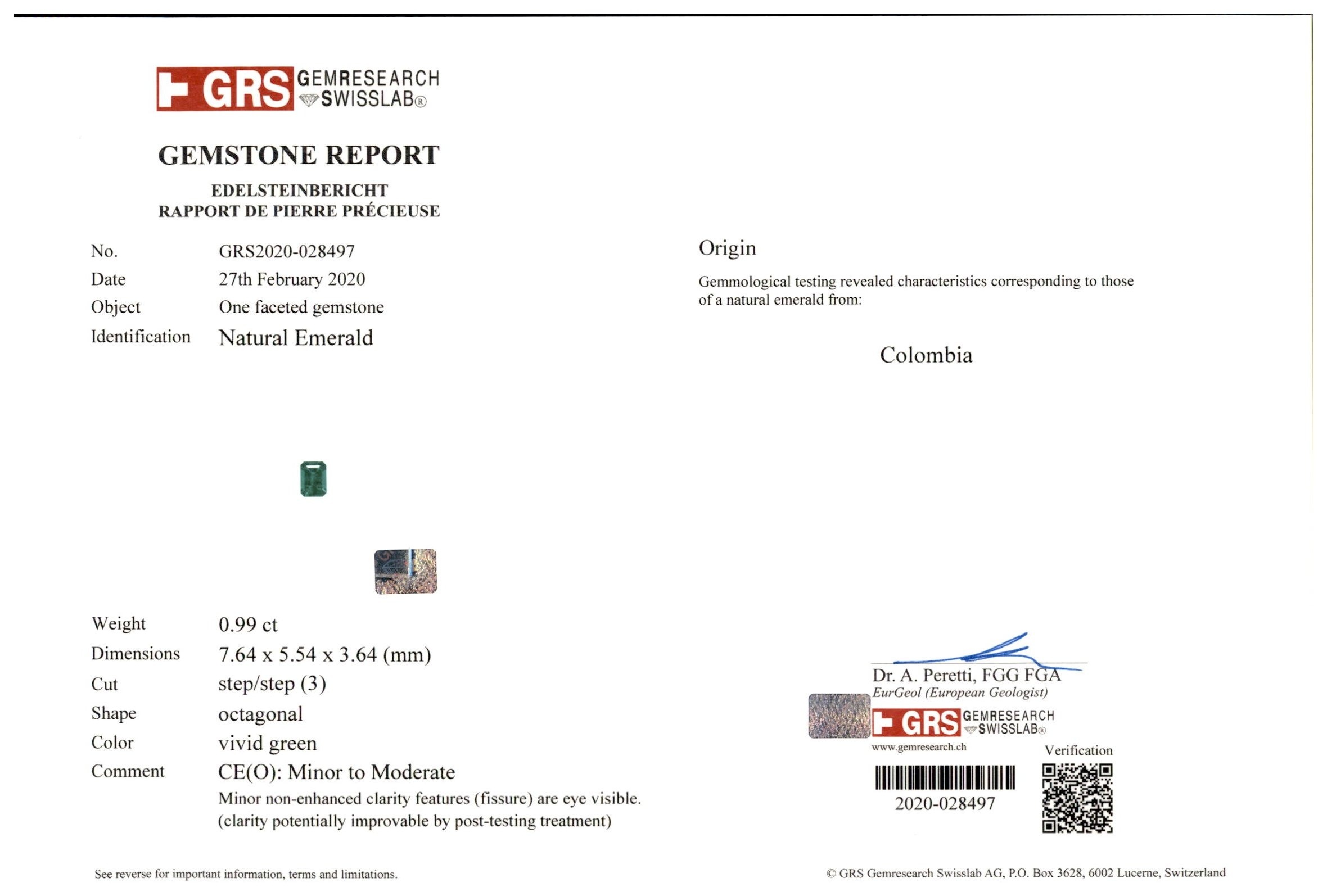 45.79 Ct. Emerald and Natural Diamond Accent Stones Necklace, Platinum 950