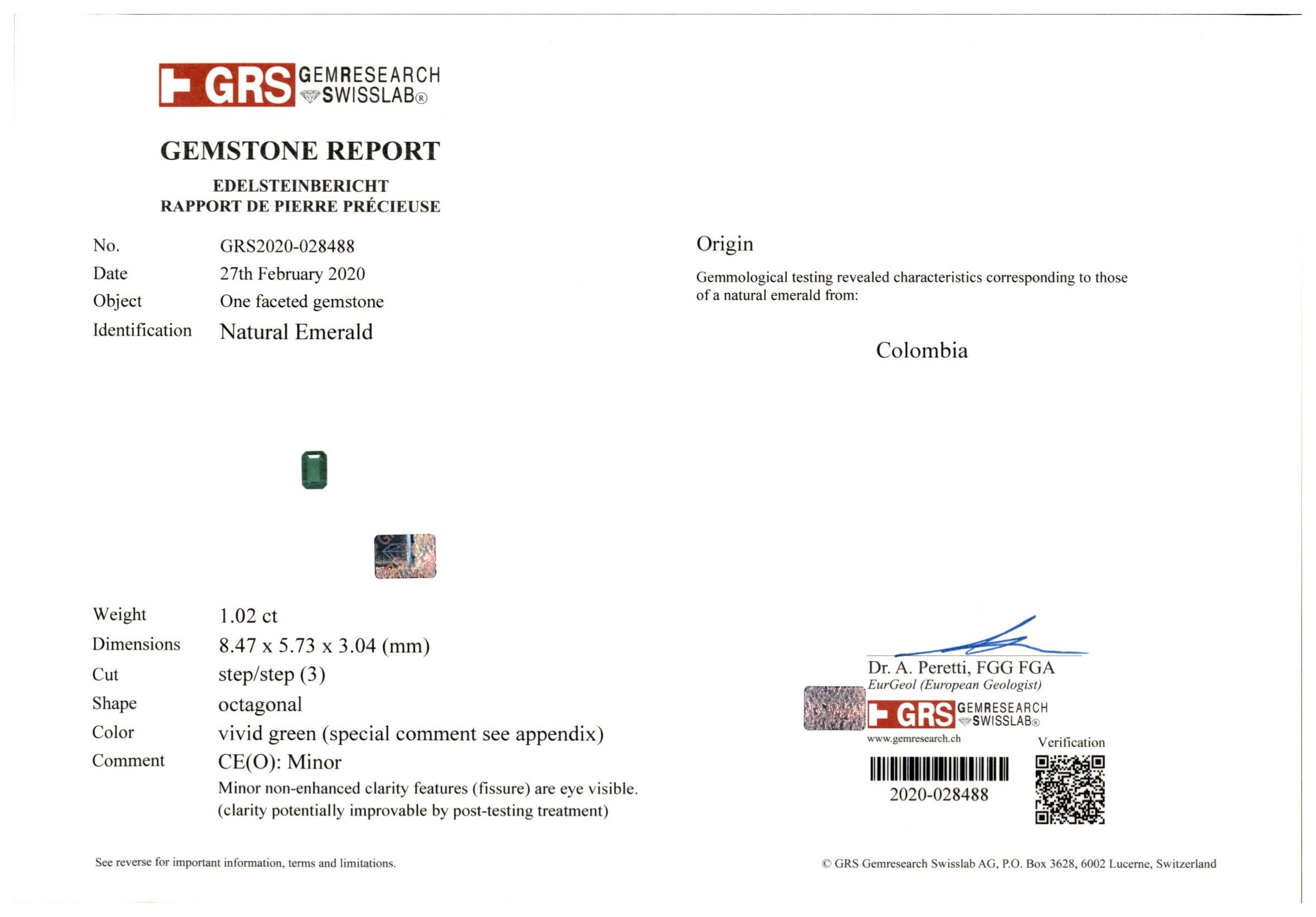 45.79 Ct. Emerald and Natural Diamond Accent Stones Necklace, Platinum 950