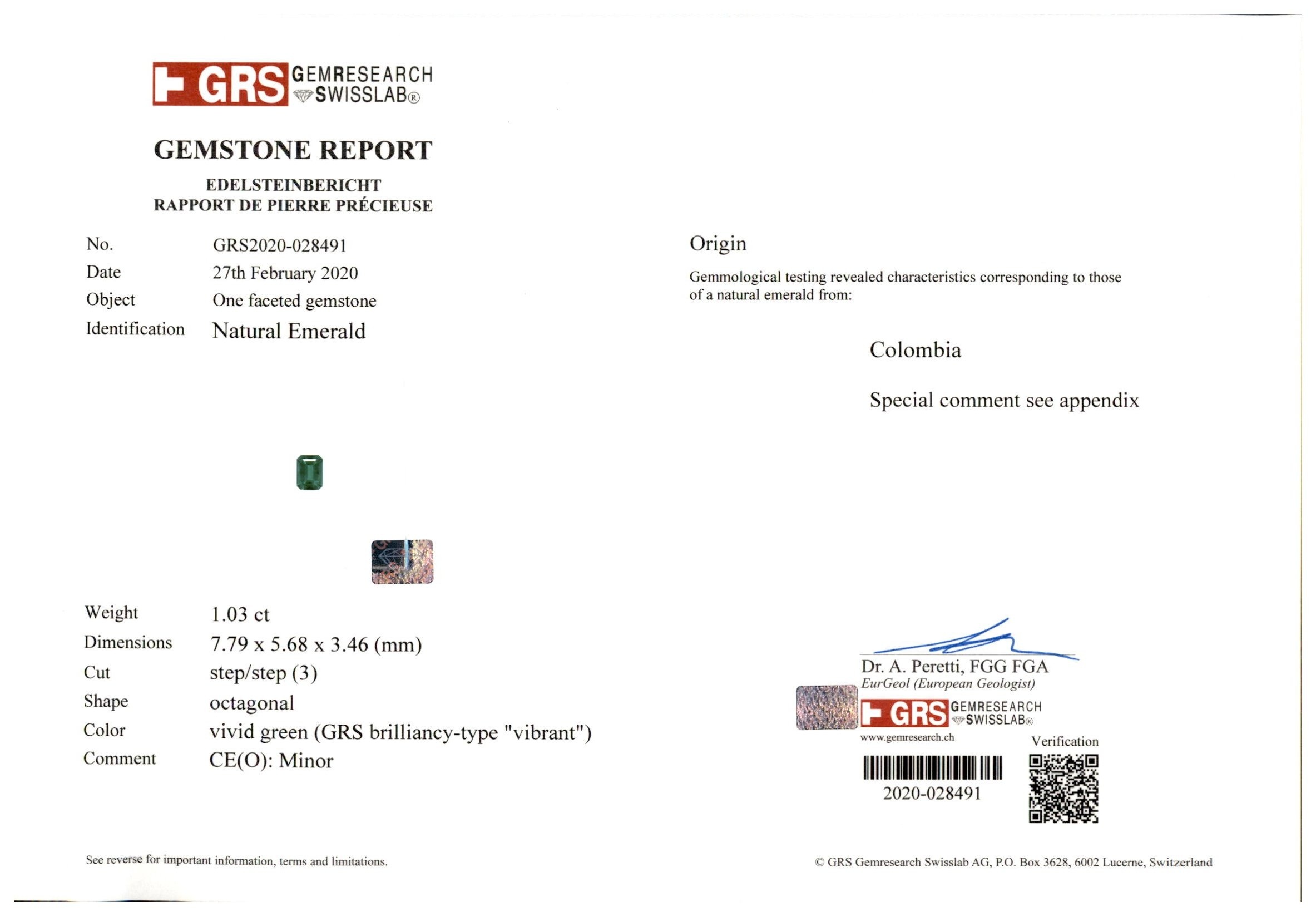 45.79 Ct. Emerald and Natural Diamond Accent Stones Necklace, Platinum 950