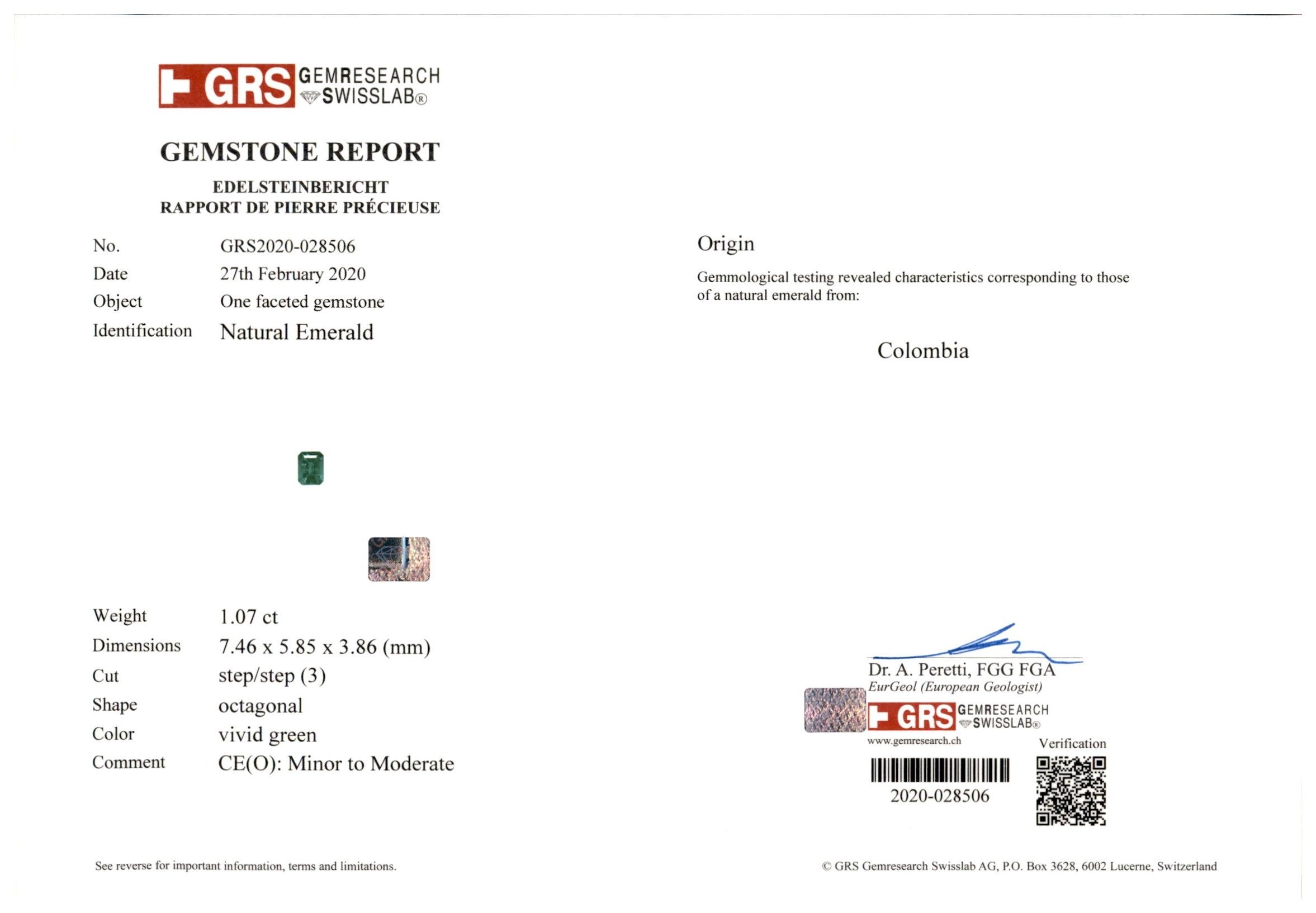 45.79 Ct. Emerald and Natural Diamond Accent Stones Necklace, Platinum 950