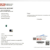 45.79 Ct. Emerald Natural Diamond Accent Stones Necklace, Platinum 950 Scan Report