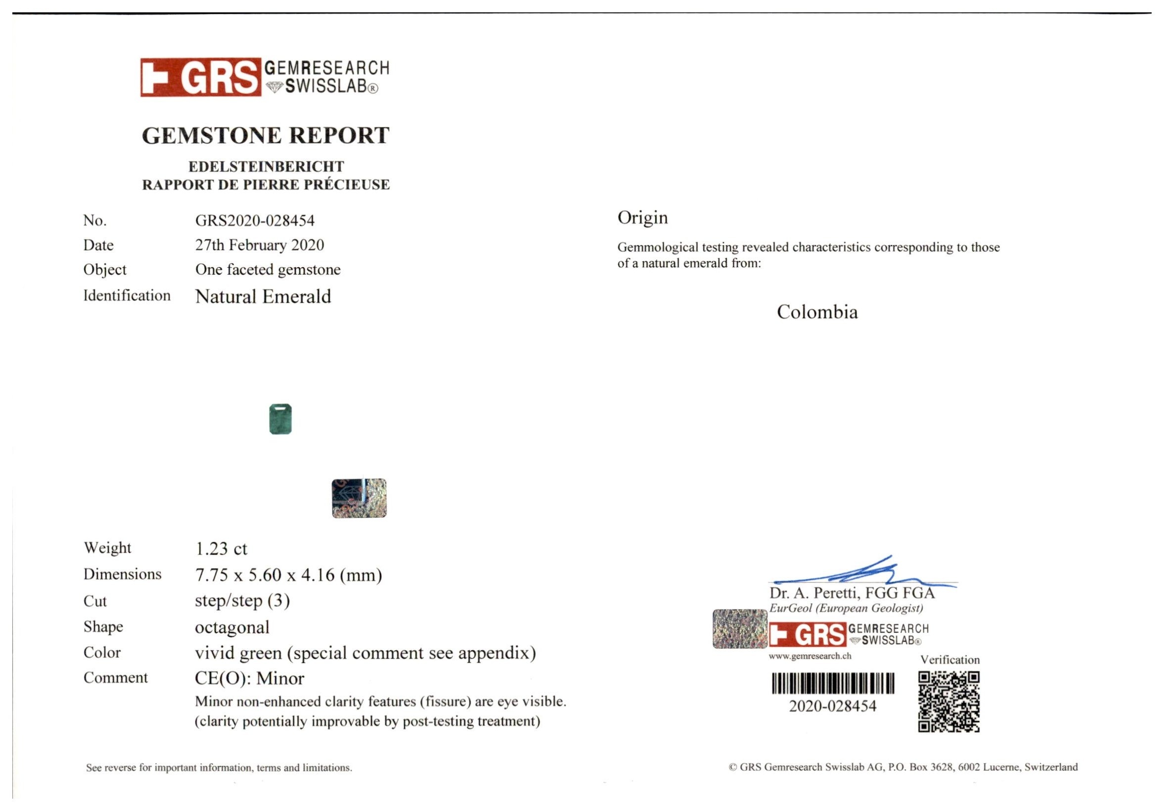 45.79 Ct. Emerald and Natural Diamond Accent Stones Necklace, Platinum 950