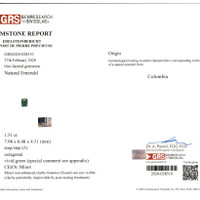 45.79 Ct. Emerald Natural Diamond Accent Stones Necklace, Platinum 950 Scan Report