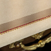 1.87 Ct.Tw. Ruby Tennis/Line Bracelet, 14K Yellow Gold Image