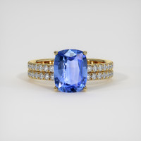 2.51 Ct. Sapphire 18K Yellow Gold ring