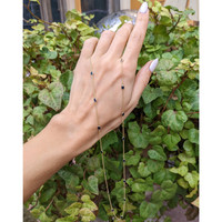 3.60 Ct. Blue Sapphire Bezel Necklace, 18K Yellow Gold Life Style