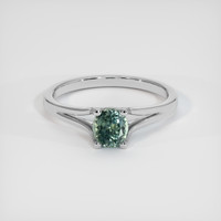 0.90 Ct. Sapphire 18K White Gold ring