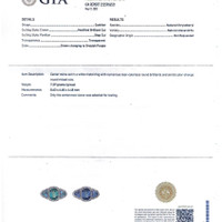 2.30 Ct. Alexandrite Natural Diamond Three Stone Ring, 18K White Gold Scan Report