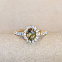 Alexandrite 14K Yellow Gold ring