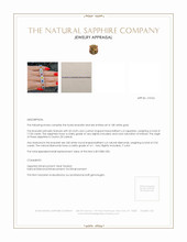 17.03 Ct.Tw. Multi Color Sapphire and Natural Diamond Halo Bracelet, 18K White Gold Appraisal