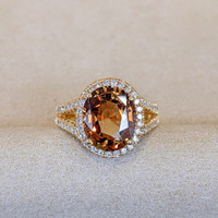 Alexandrite 18K Yellow Gold ring