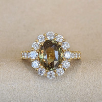 Alexandrite 18K Yellow Gold ring