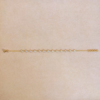 3.28 Ct.Tw. Moonstone Bezel Bracelet, 18K Yellow Gold Image