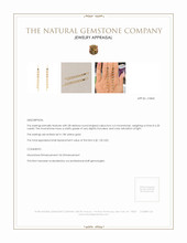 6.60 Ct.Tw. Moonstone Bezel Earrings, 18K Yellow Gold Appraisal