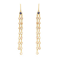 Moonstone 18K Yellow Gold earring