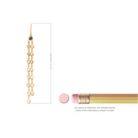 6.60 Ct.Tw. Moonstone Bezel Earrings, 18K Yellow Gold Image