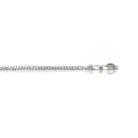 0.41 Ct. Emerald Natural Diamond Pave Necklace, 18K White Gold Image